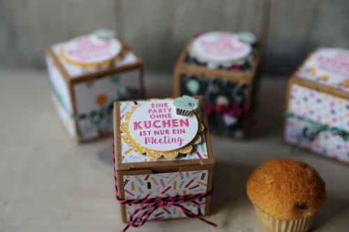 Mini-Geschenkschachteln mit Muffin, Bild2, gebastelt mit Produkten von Stampin\' Up!