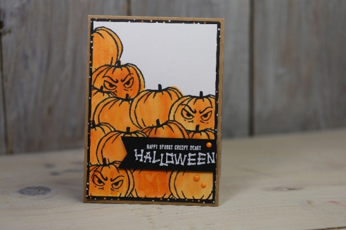 Halloweenkarte, Bild1, basteln mit Stampin\' Up!