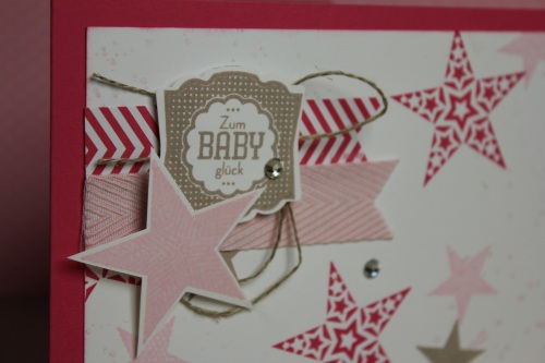 Babykarte Simply Star, Bild 2, gebastelt mit Produkten von Stampin\' Up!