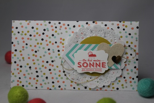 Briefumschlag dekoriert SAB, Bild1, bastelt mit Produkten von Stampin\' Up!