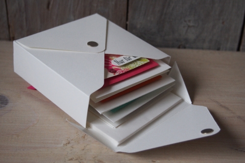 Geschenkbox für Minikarten, Bild2, gebastelt mit Produkten von Stampin\' Up!