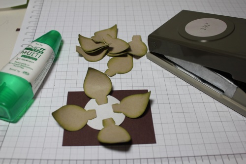 Blume/Seerose basteln mit den Framelits Formen Christbaumschmuck/Ornament Keepsakes, Bild6, gebastelt mit Produkten, Stempeln und Stanzen von Stampin\' Up!