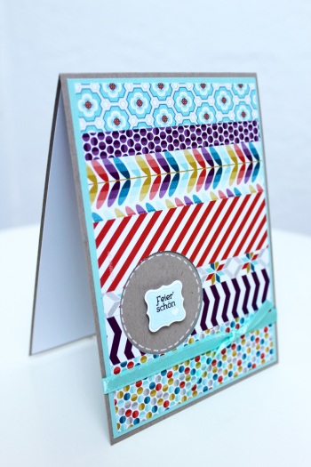 Geburtstagskarte mit Sale-A.Bration Produkten, Bild1, mit Produkten, Stempeln und Stanzen von Stampin\' Up!