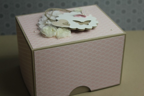 Box/Verpackung für Babyschuhe, Bild5, gebastelt mit Produkten, Stanzen und Stempeln von Stampin\' Up!