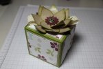 Blume/Seerose basteln mit den Framelits Formen Christbaumschmuck/Ornament Keepsakes, Bild13, gebastelt mit Produkten, Stempeln und Stanzen von Stampin\' Up!