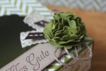 Geschenkbox/Verpackung mit Sichtfenster und Designerpapier Sommerparty, Bild2, gebastelt mit Produkten, Stempeln und Stanzen von Stampin\' Up!