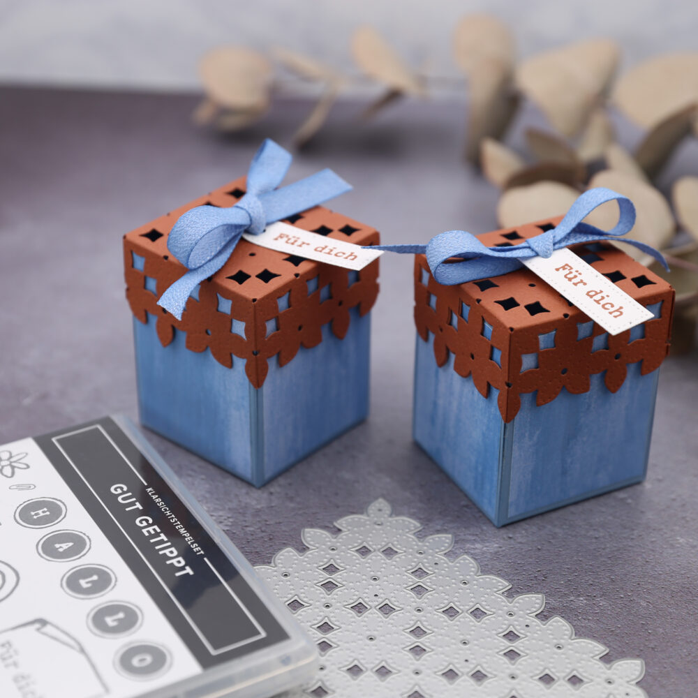 20 Weiße Würfel-Geschenkboxen 6x6x12,5cm – Blanko Zum Selbstgestalten & Befüllen